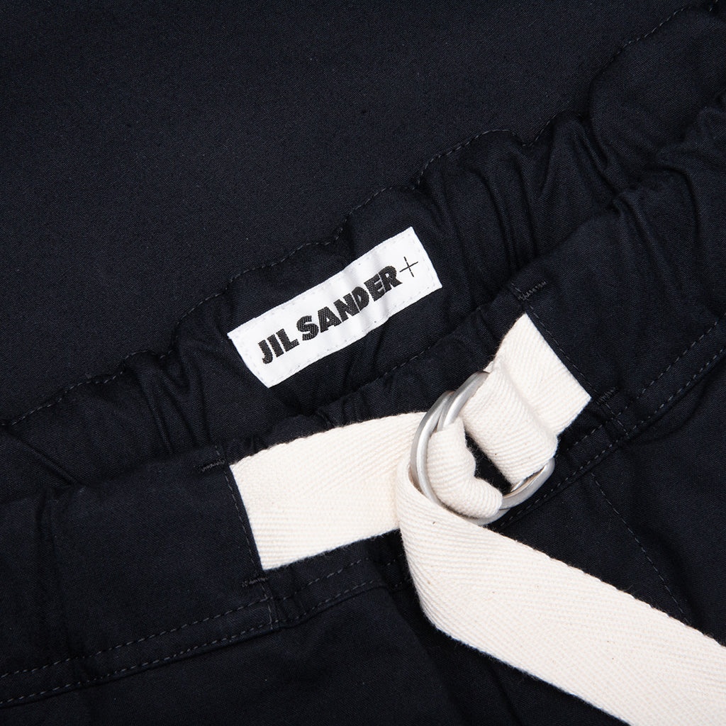 BELTED TROUSERS - DARK NAVY - 3