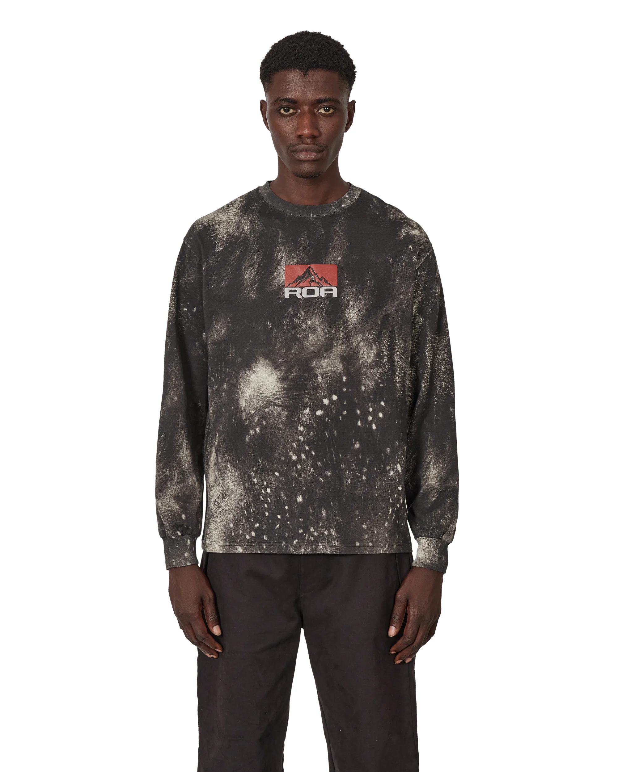 Fuzzy Print Long Sleeve - 1