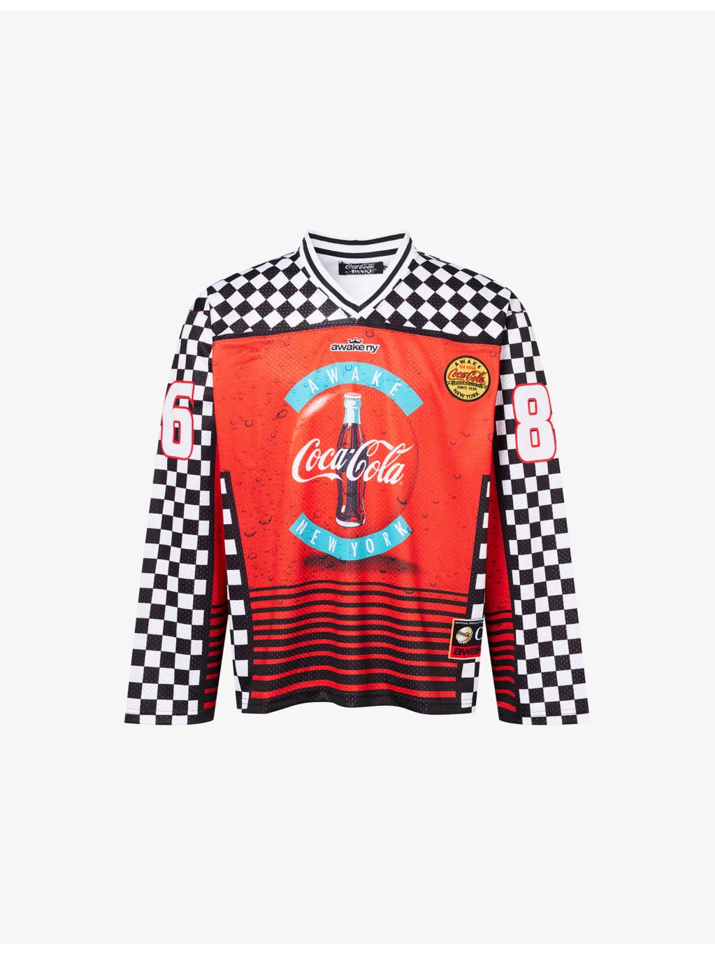 Awake NY x Coca Cola Hockey Long-Sleeves Woven T-Shirt - 1