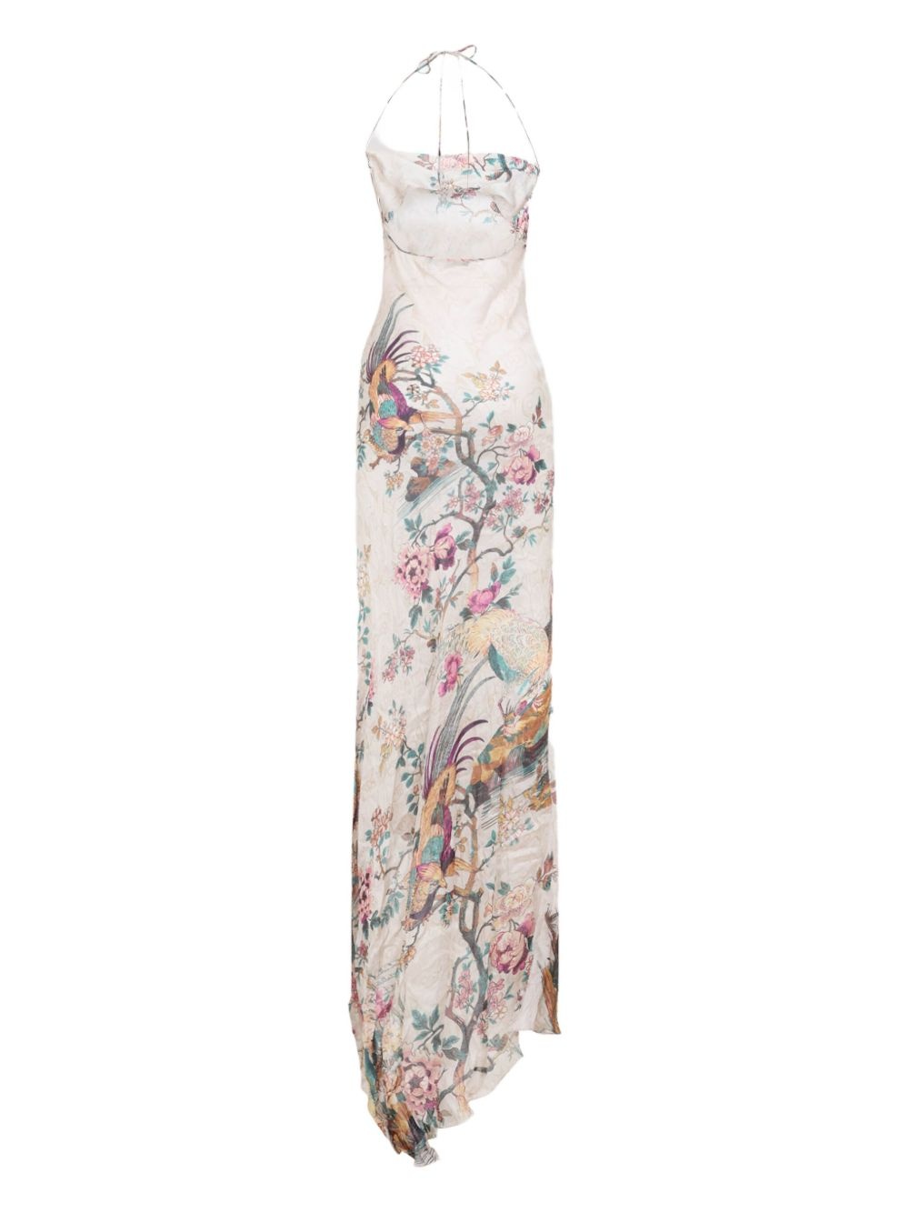 floral-print evening dress - 2