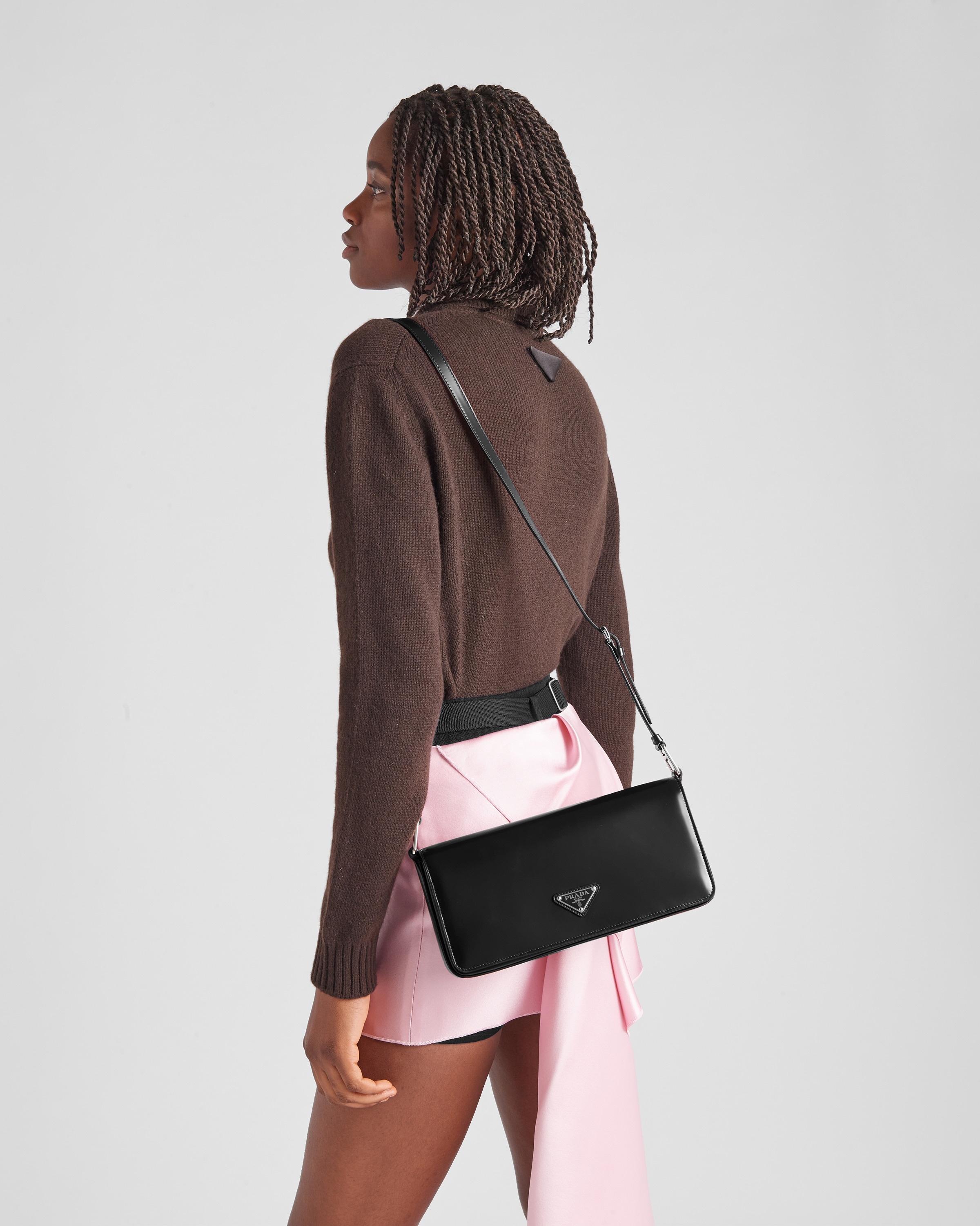 Brushed leather Prada Femme bag - 8