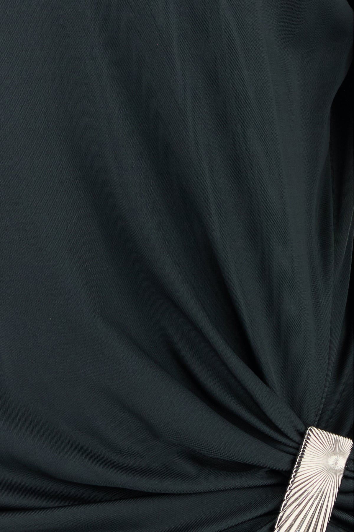Charcoal jersey mini dress - 3