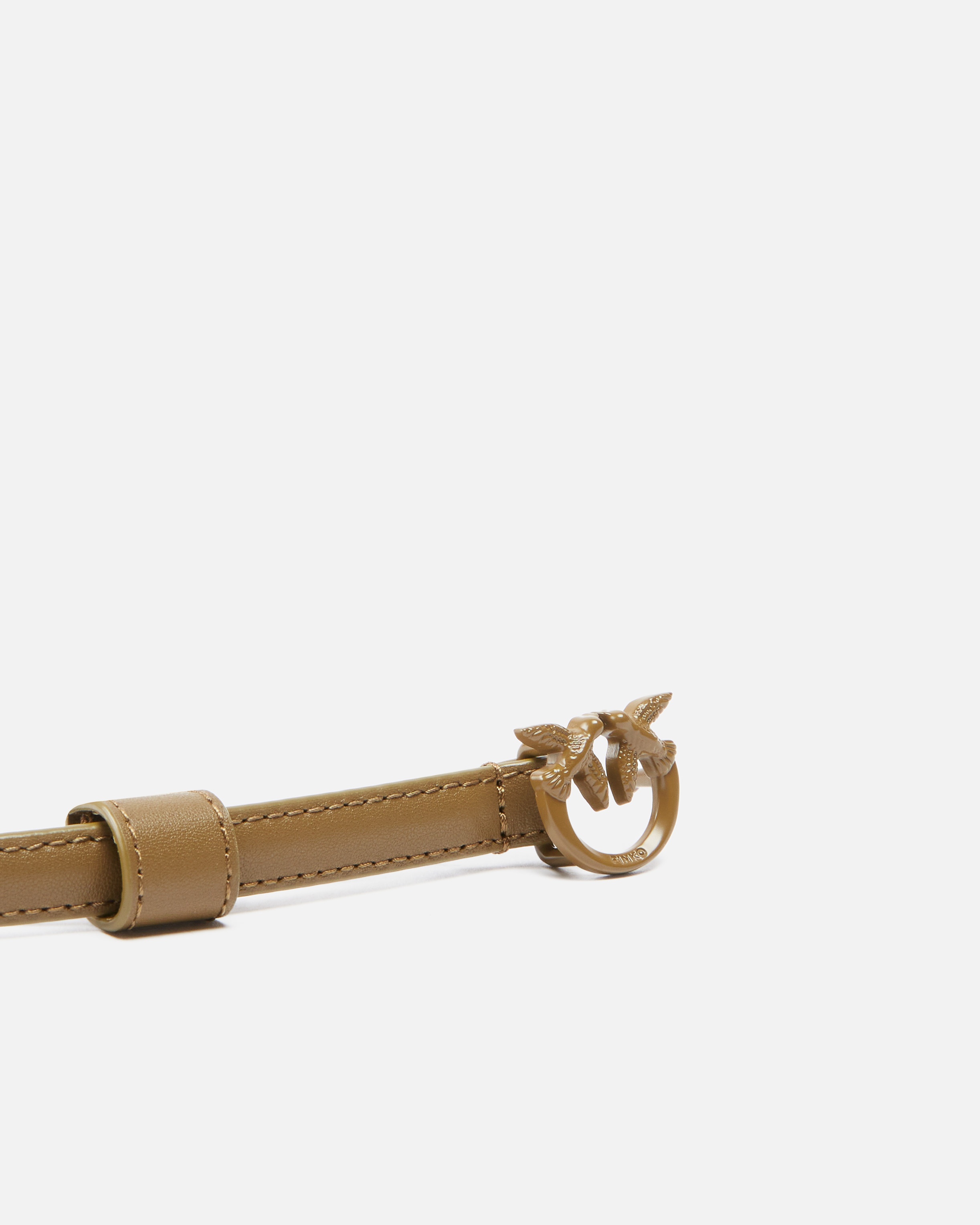 SUPER-THIN COLOUR-BLOCK LOVE BIRDS BELT 1CM - 5