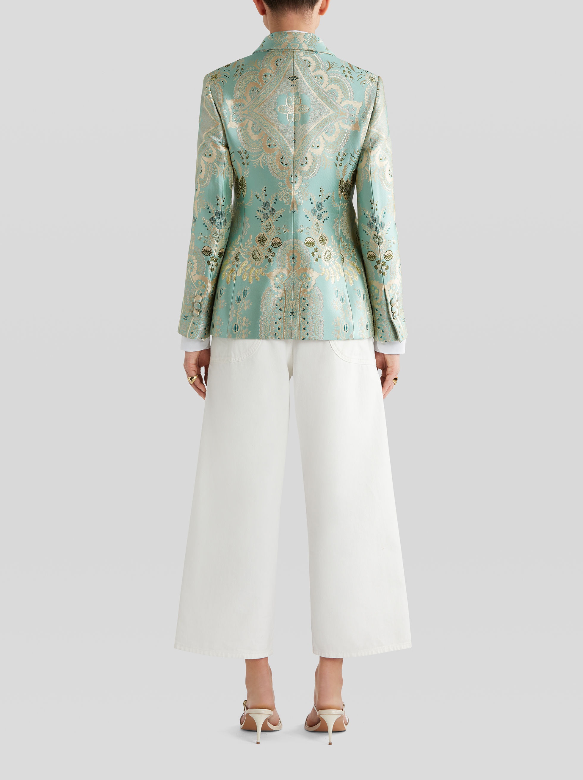 TAILORED JACQUARD JACKET - 4
