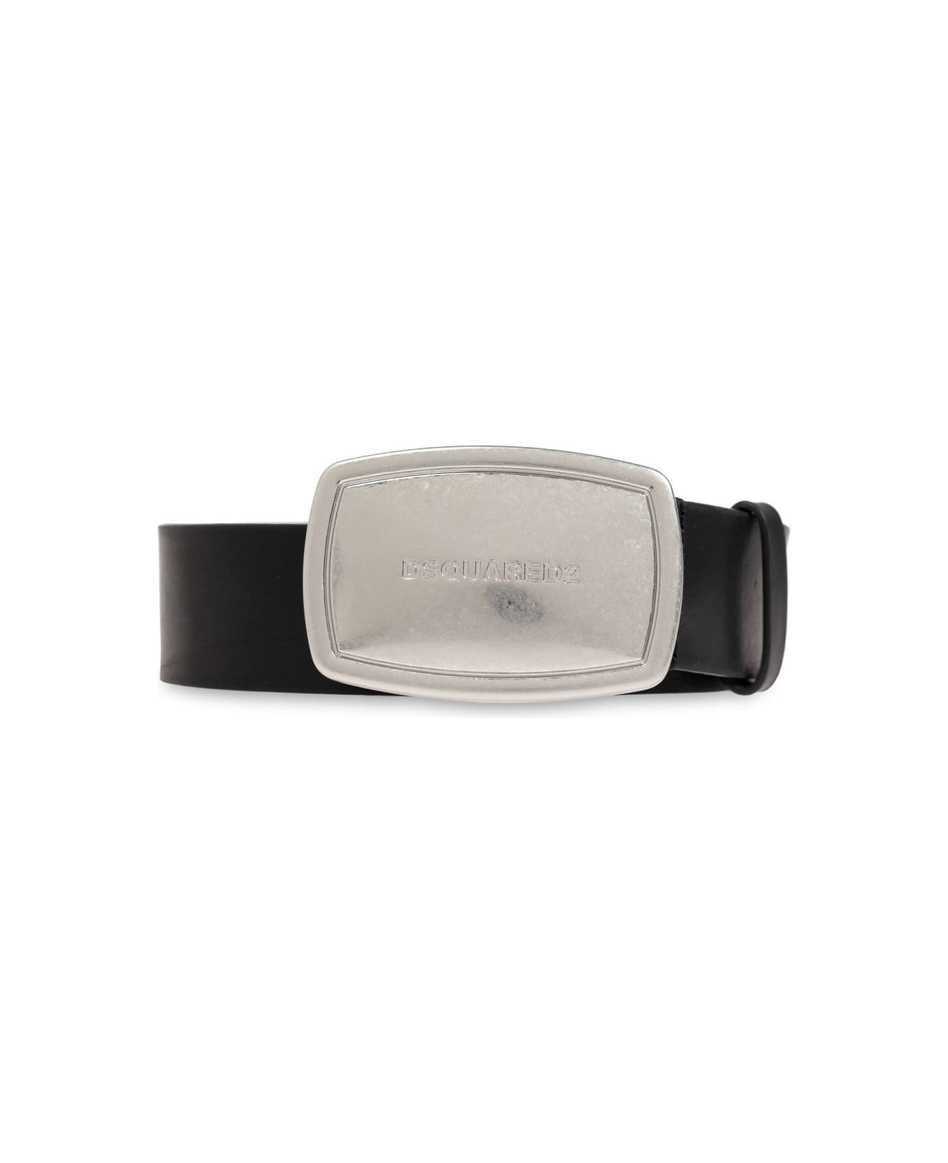 Logo Engraved Buckle Belt - 1