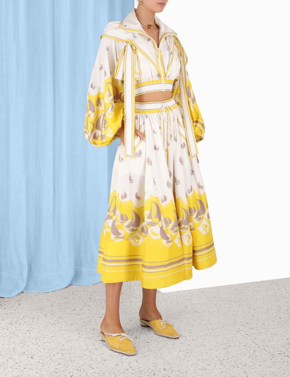 HIGH TIDE GATHERED SKIRT - 3