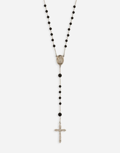 Dolce & Gabbana Rosary necklace with natural gemstones outlook