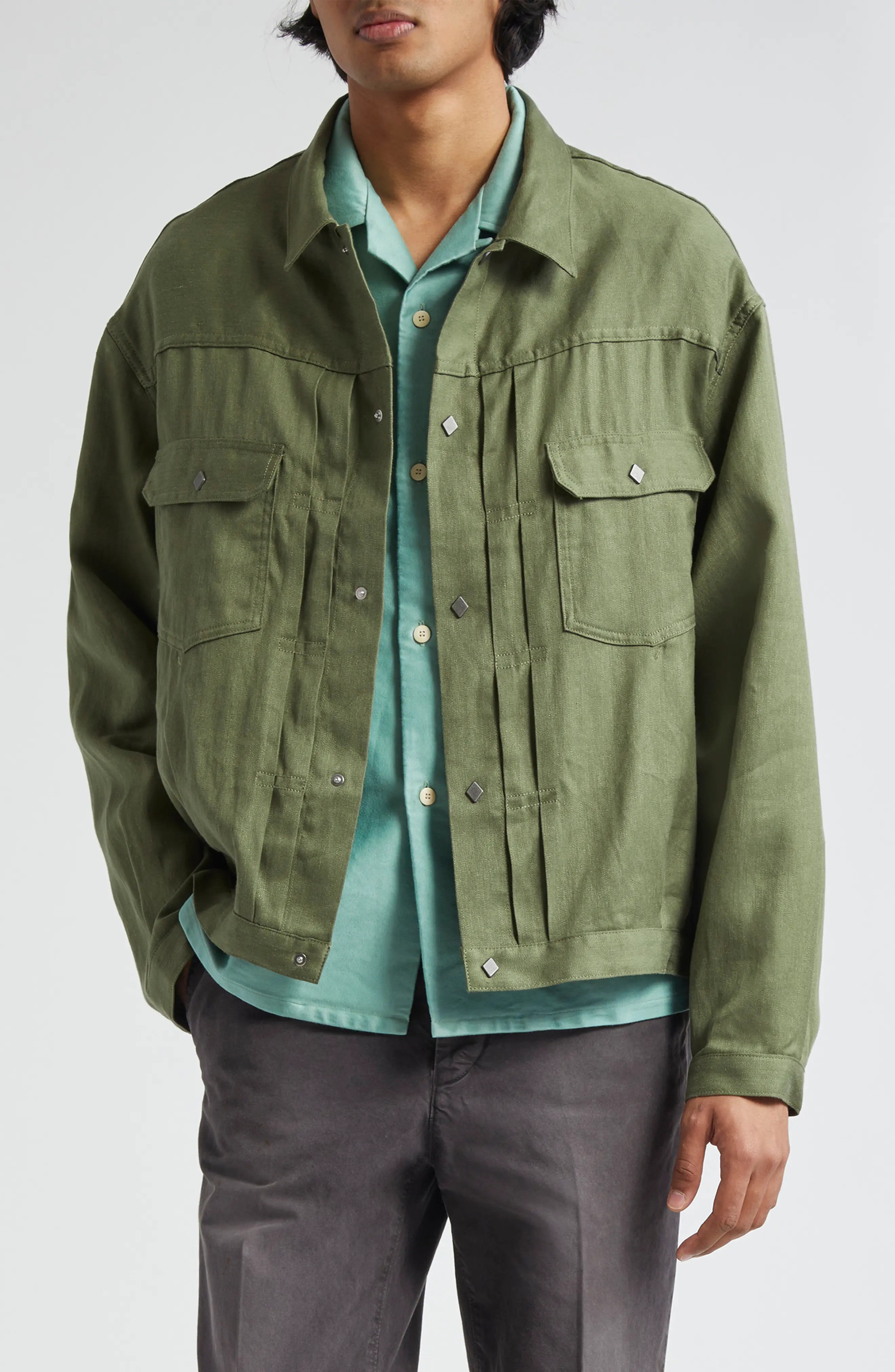 101XX Linen & Wool Trucker Jacket - 1