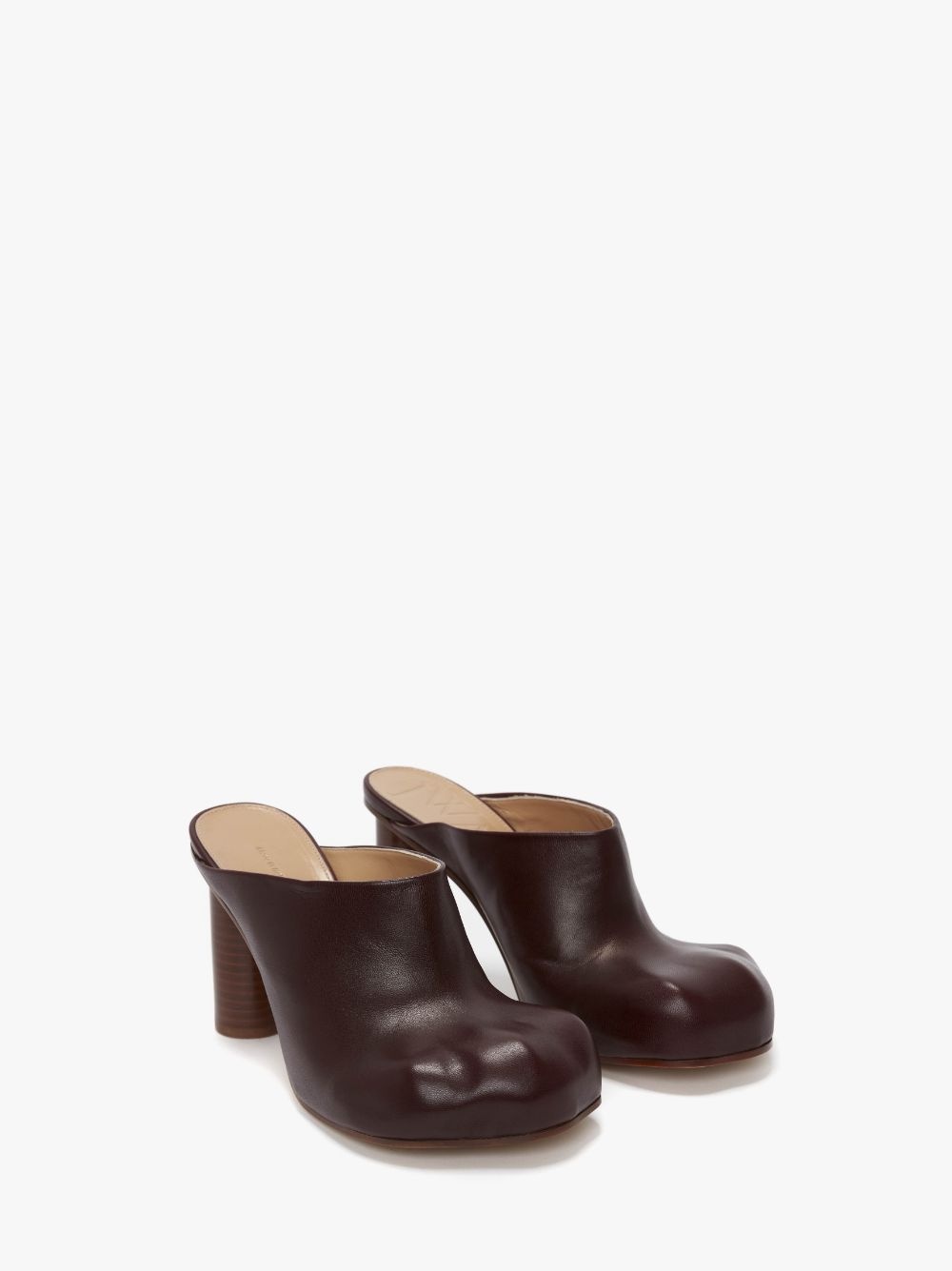 PAW LEATHER MULES - 2