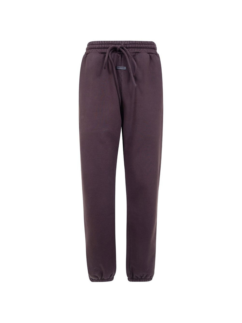 logo-patch drawstring track pants 1