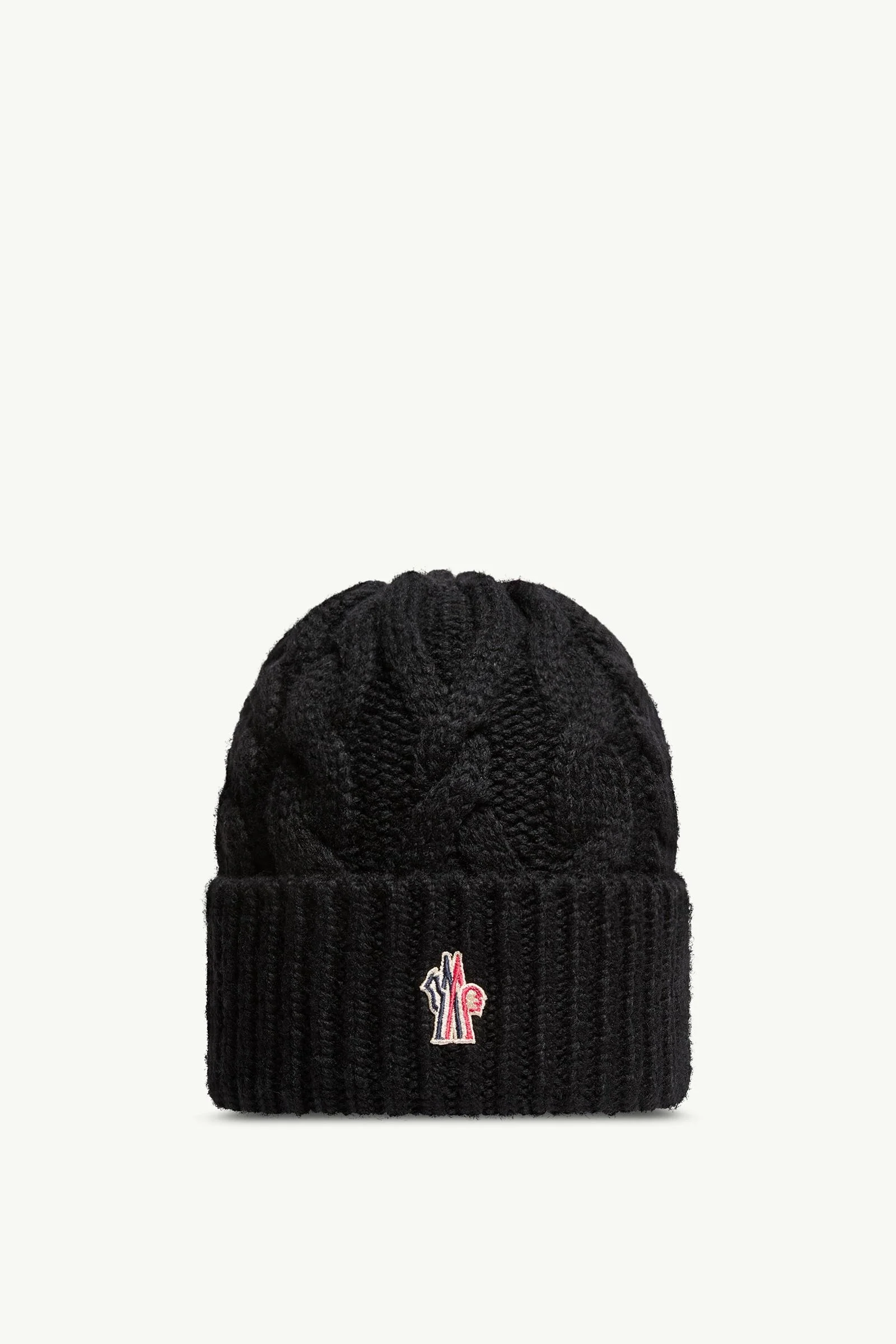 Wool Blend Cable Knit Hat - 1
