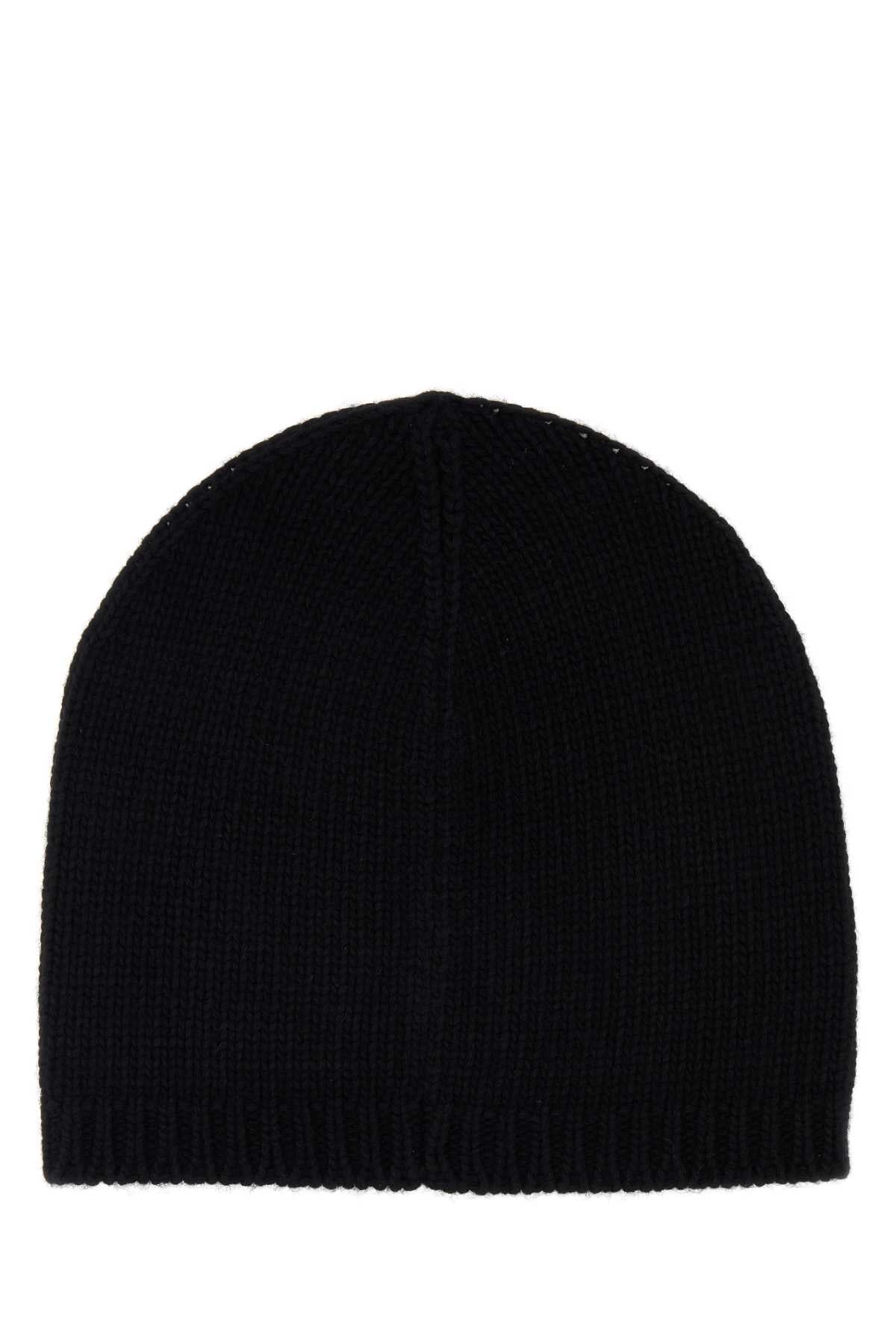Dsquared Women Black Wool Blend Beanie Hat - 2