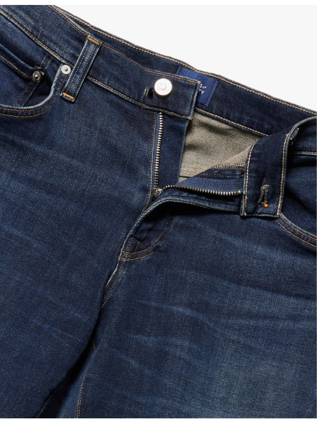 London slim-fit tapered-leg mid-rise  stretch-denim and cashmere jeans - 7