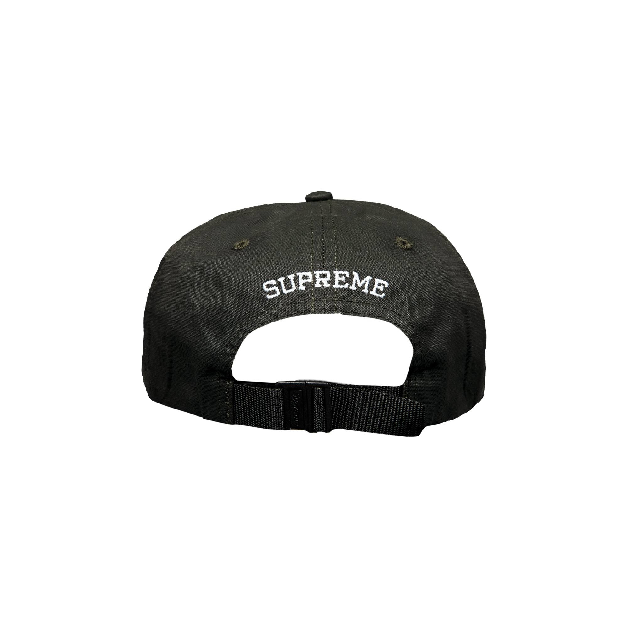 Supreme Small Box Coated Linen 6-Panel 'Black' - 2