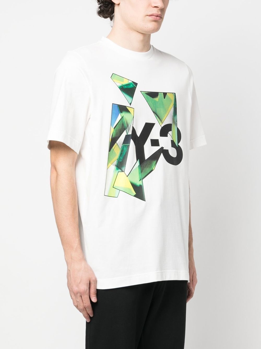 logo-print graphic T-shirt - 5