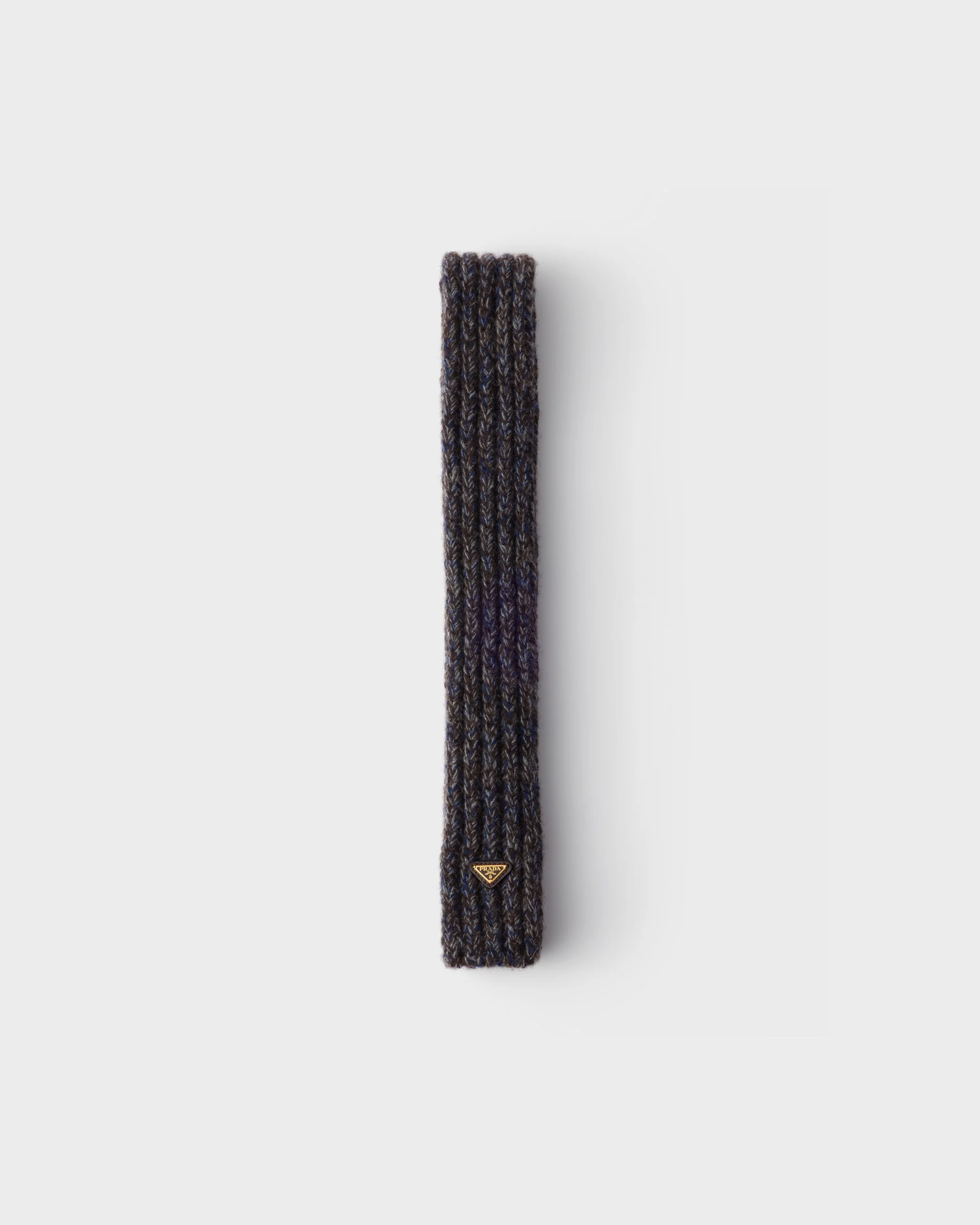 Wool and mouliné cashmere scarf - 1
