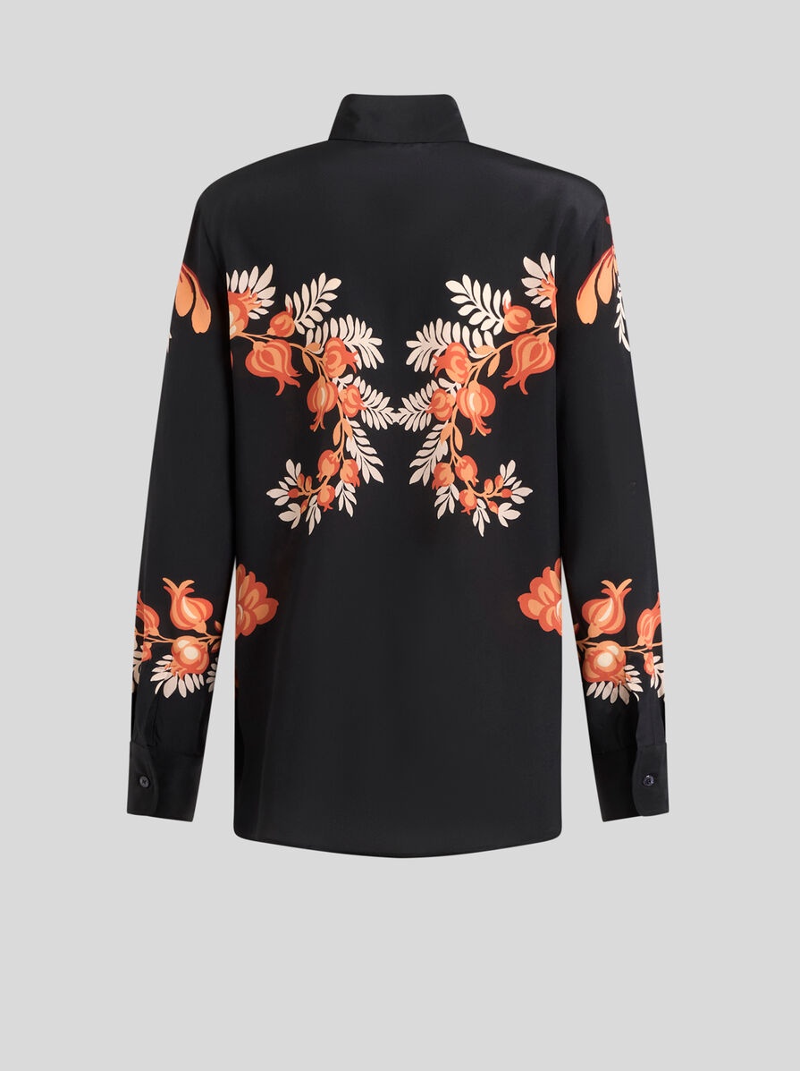 PRINTED SILK SHIRT - 4
