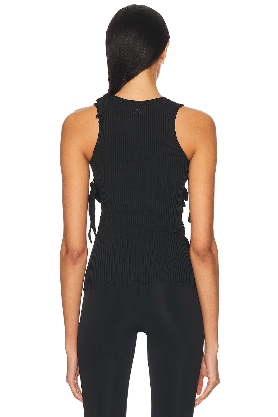Knitted Ribbon Tank Top - 4