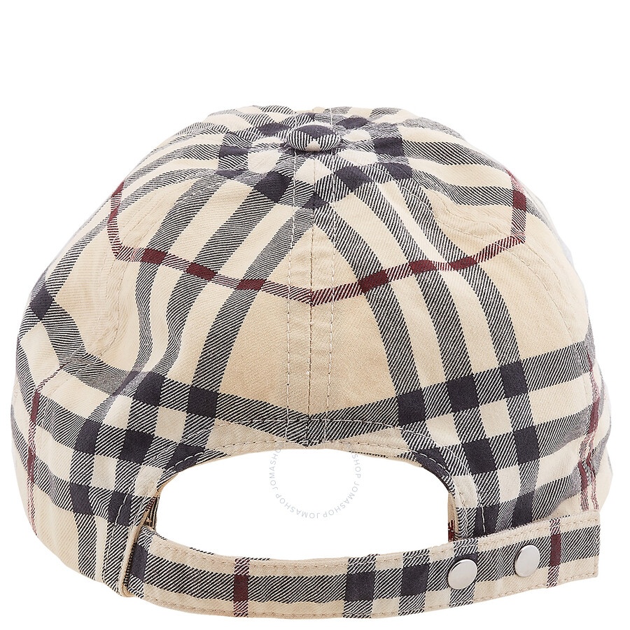 Burberry Archive Plaid-Check Cotton Baseball Cap - 5