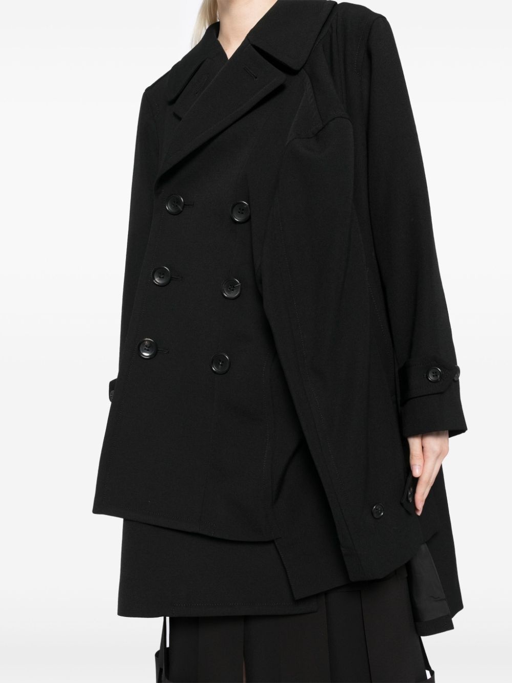 asymmetric sleeve suit - 5