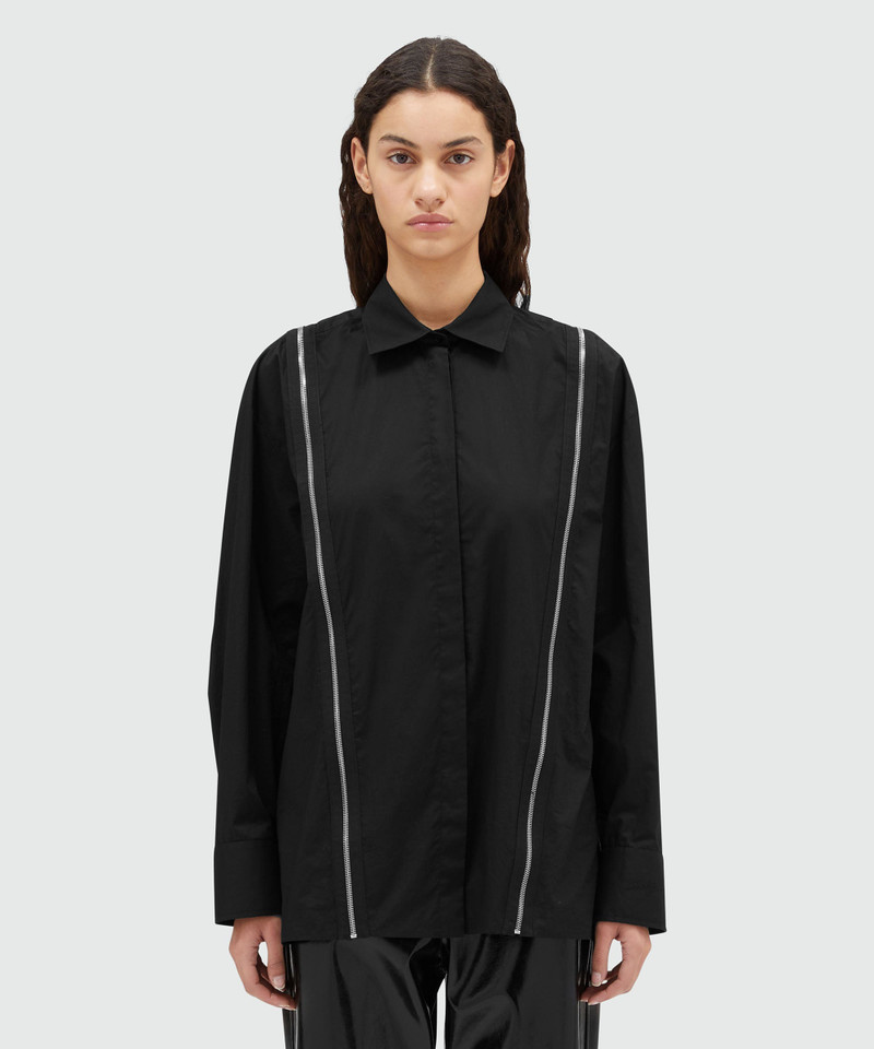MSGM Poplin shirt with zippers outlook