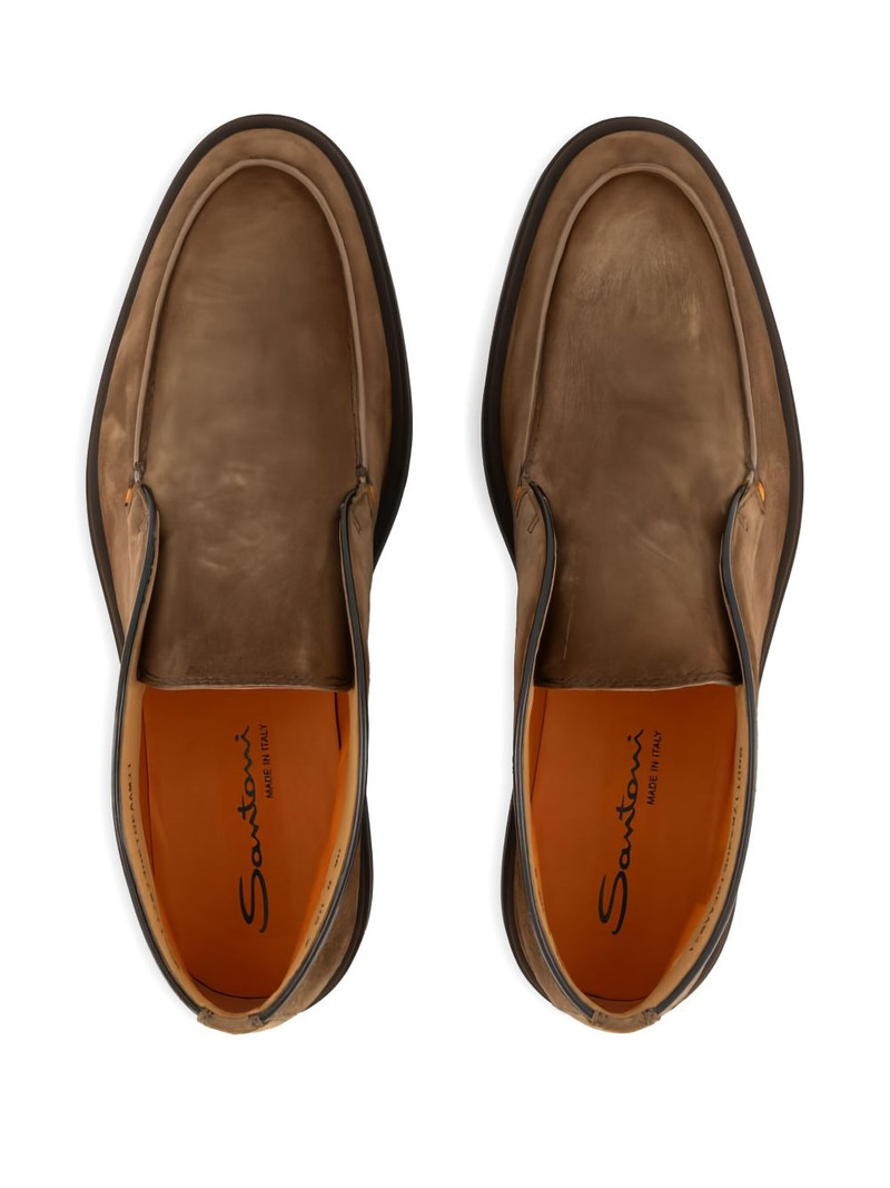 Santoni suede boots outlook