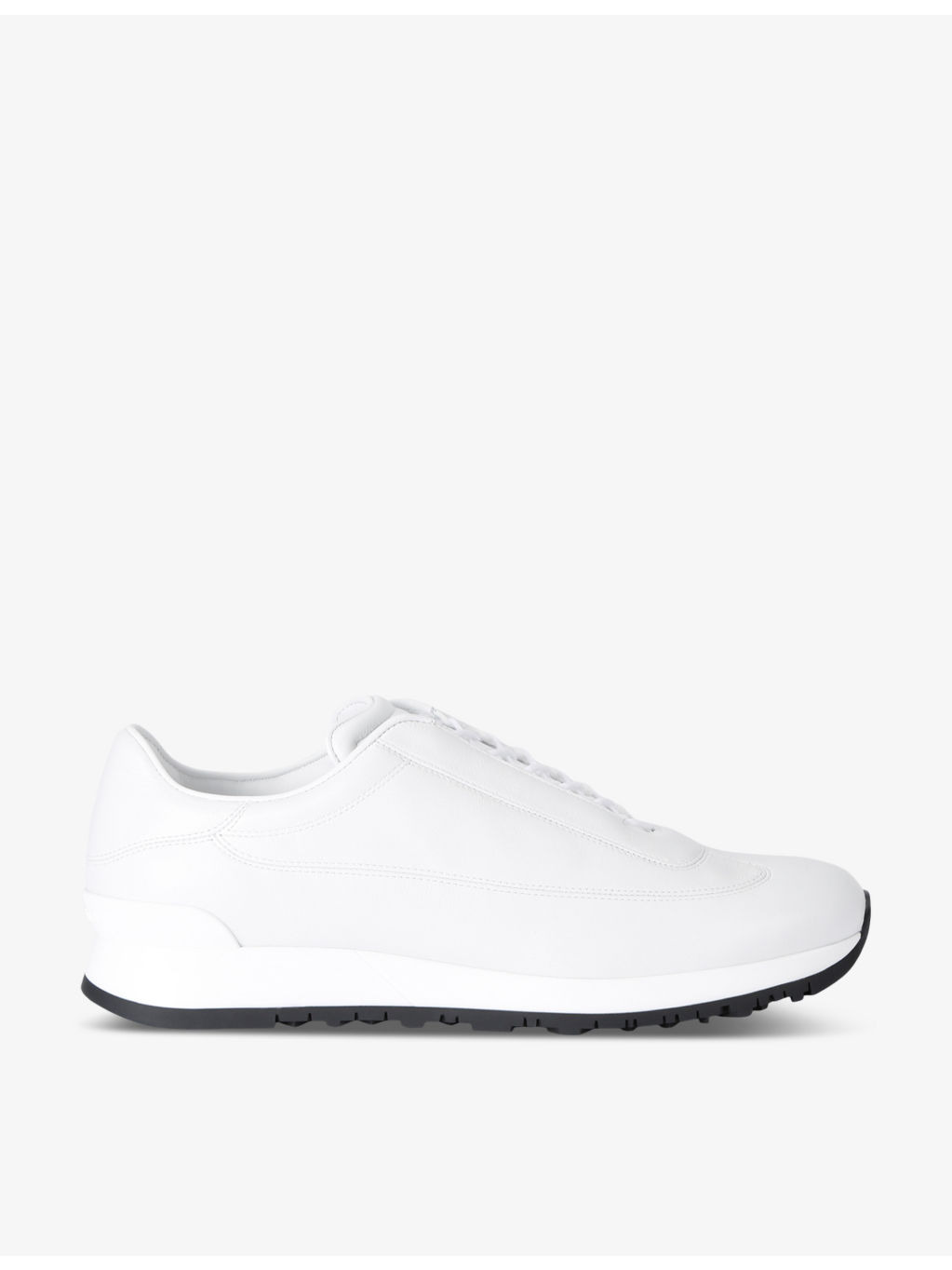 Lift lace-up leather low-top trainers - 1