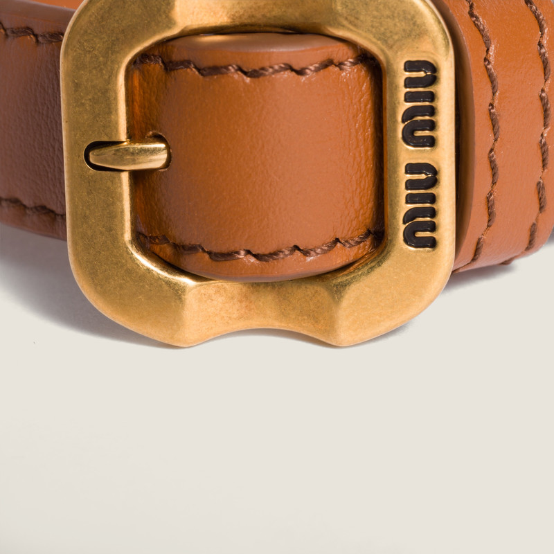 Miu Miu Leather bracelet outlook