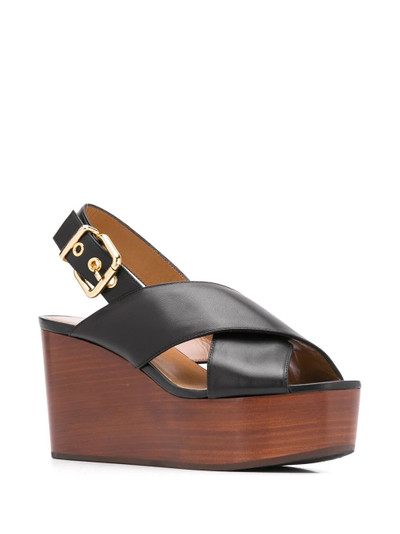 Marni crossover strap detail sandals outlook