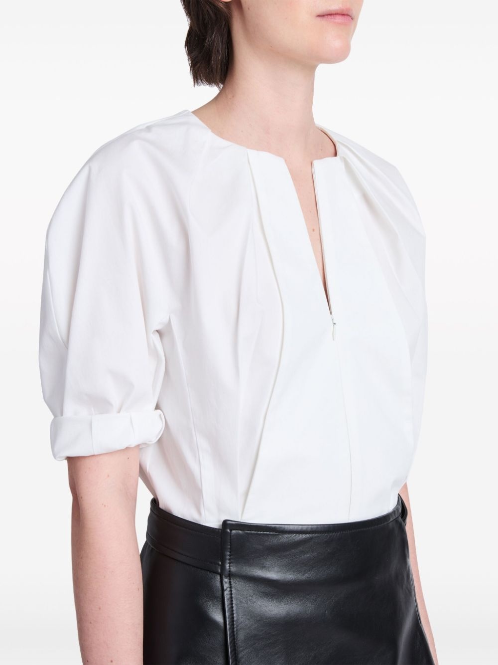 Georgia front-zip blouse - 5