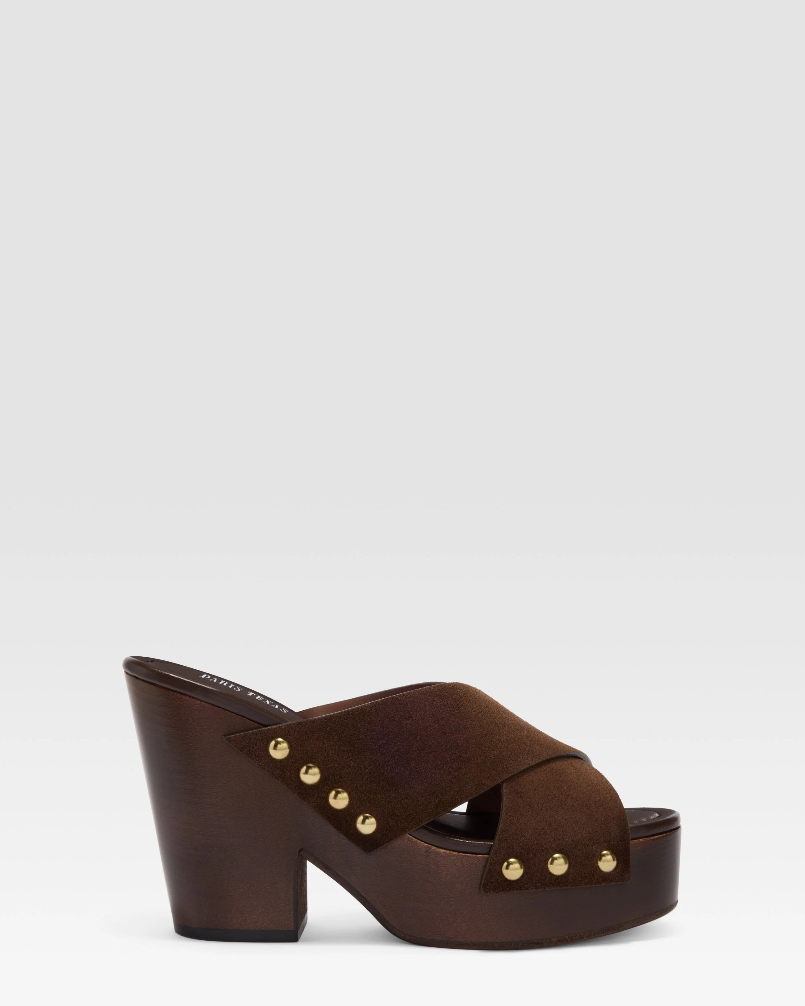 SUEDE LEATHER MULE - 1