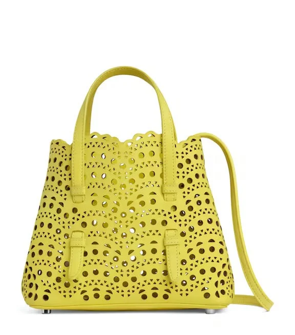 Alaïa Le Mina Small Handbag Yellow - 1