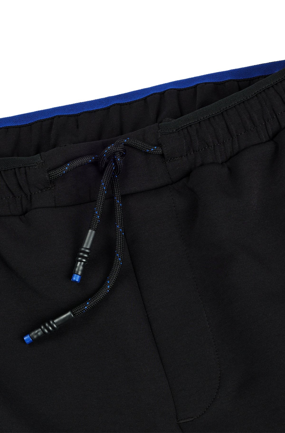 STRETCH-COTTON-BLEND SHORTS WITH TAPE TRIMS - 6