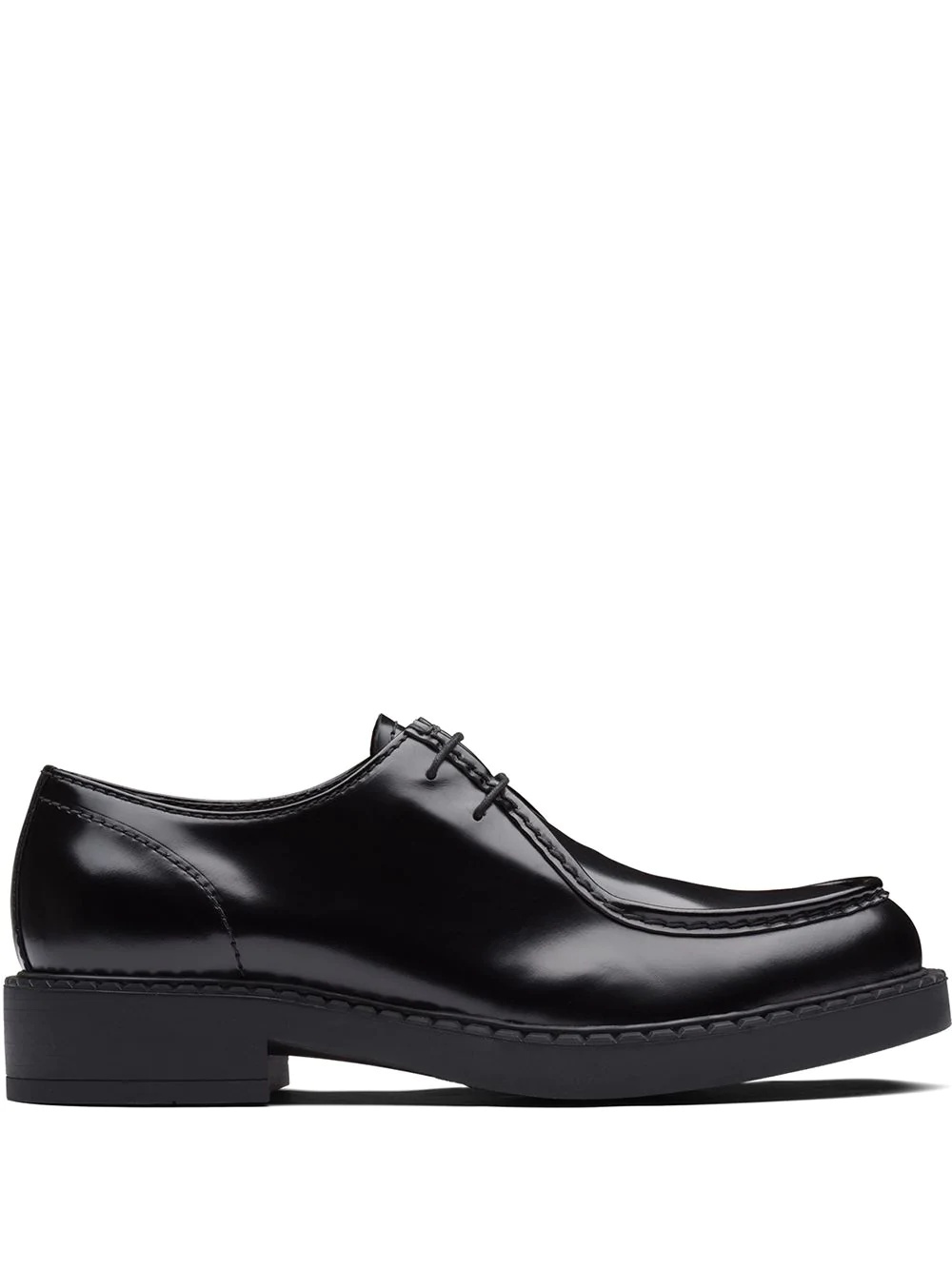 brushed leather paraboot shoes - 1