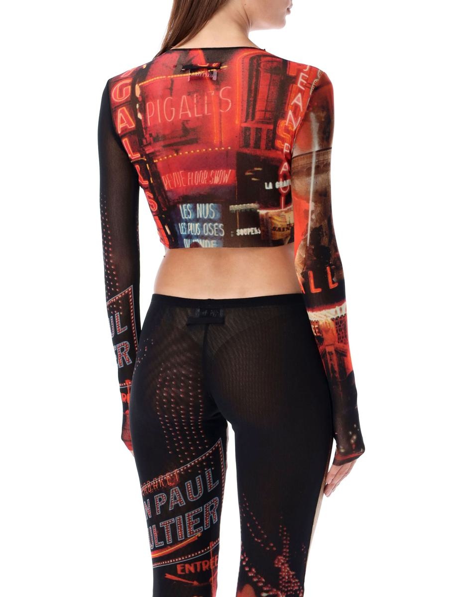 Jean Paul Gaultier Turtle Neck Mesh Top Pigalle - 2