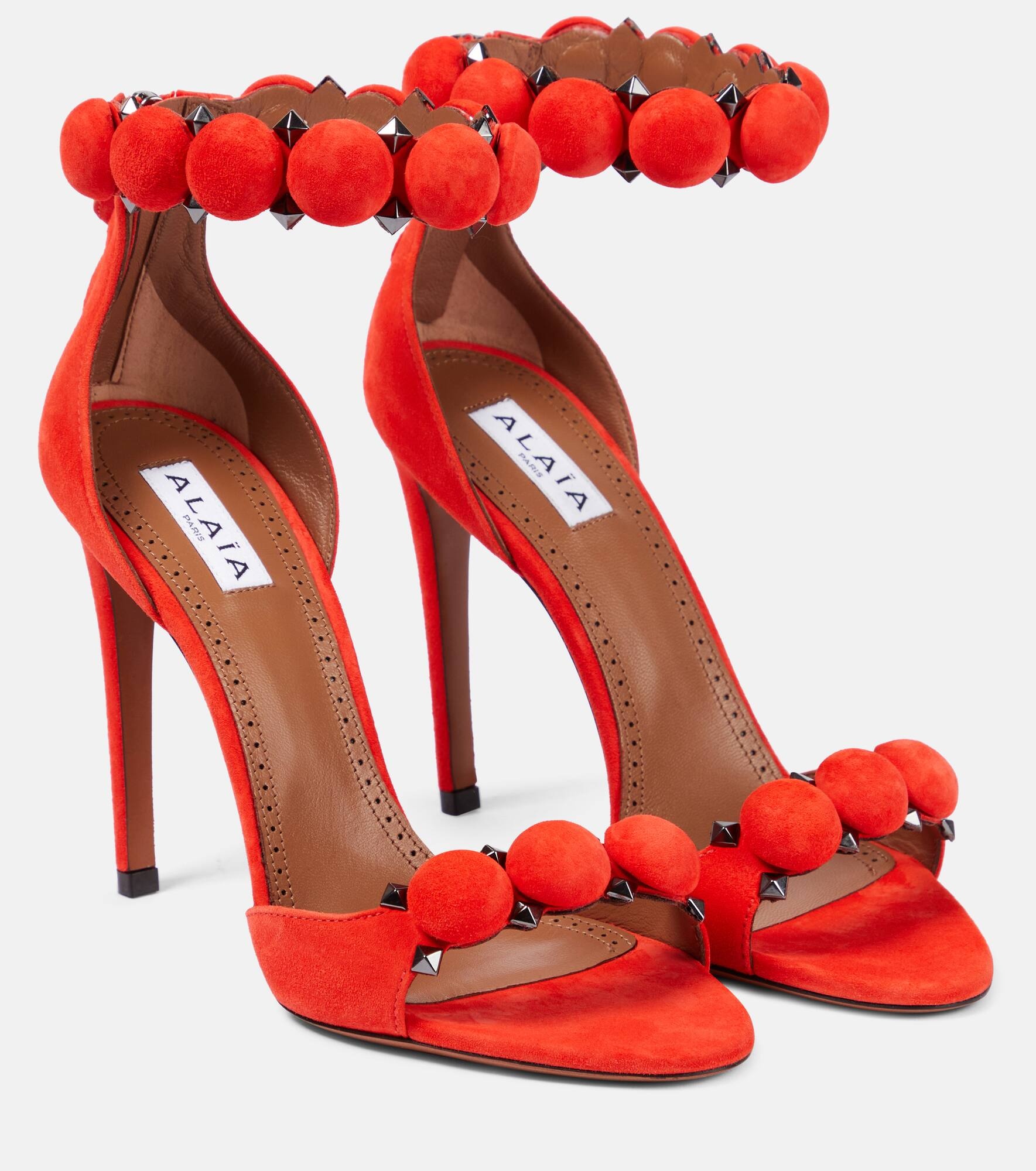 La Bombe 100 suede sandals - 1