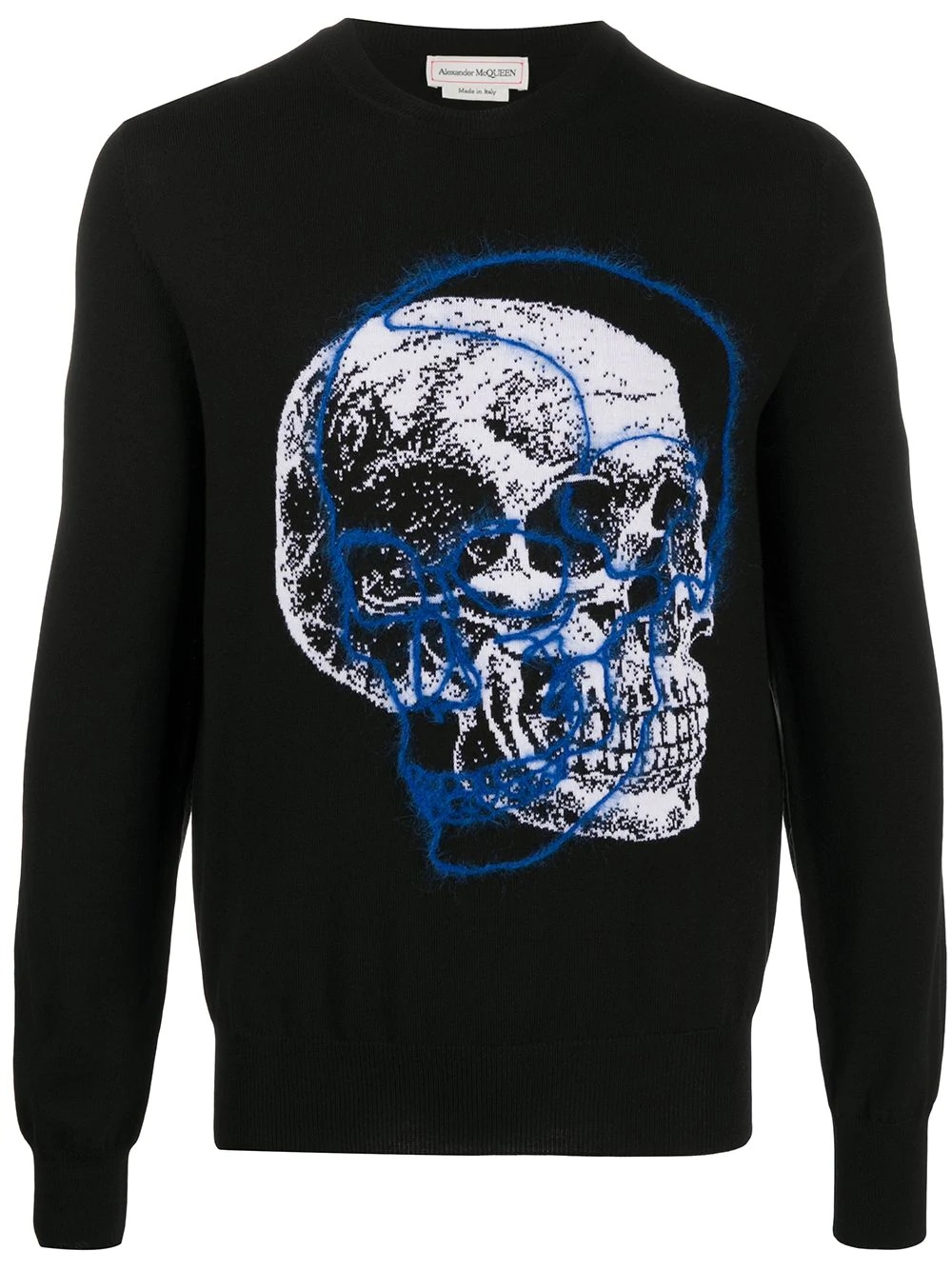 skull-print sweatshirt - 1