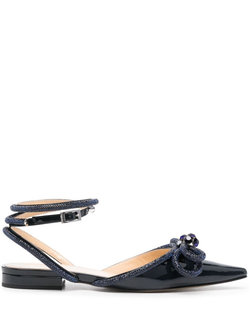 Double Bow ballerina shoes 1