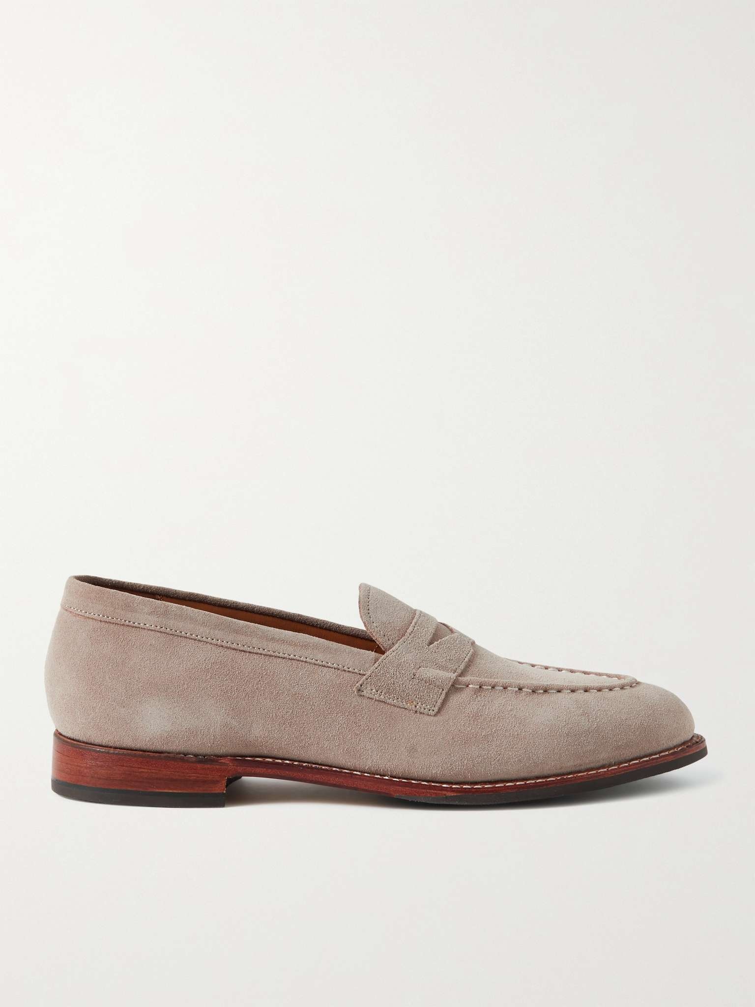 Lloyd Suede Penny Loafers - 1