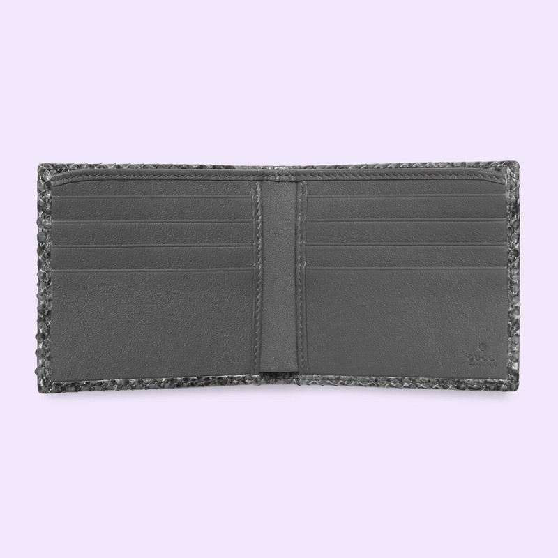 GUCCI Bi-fold python wallet outlook