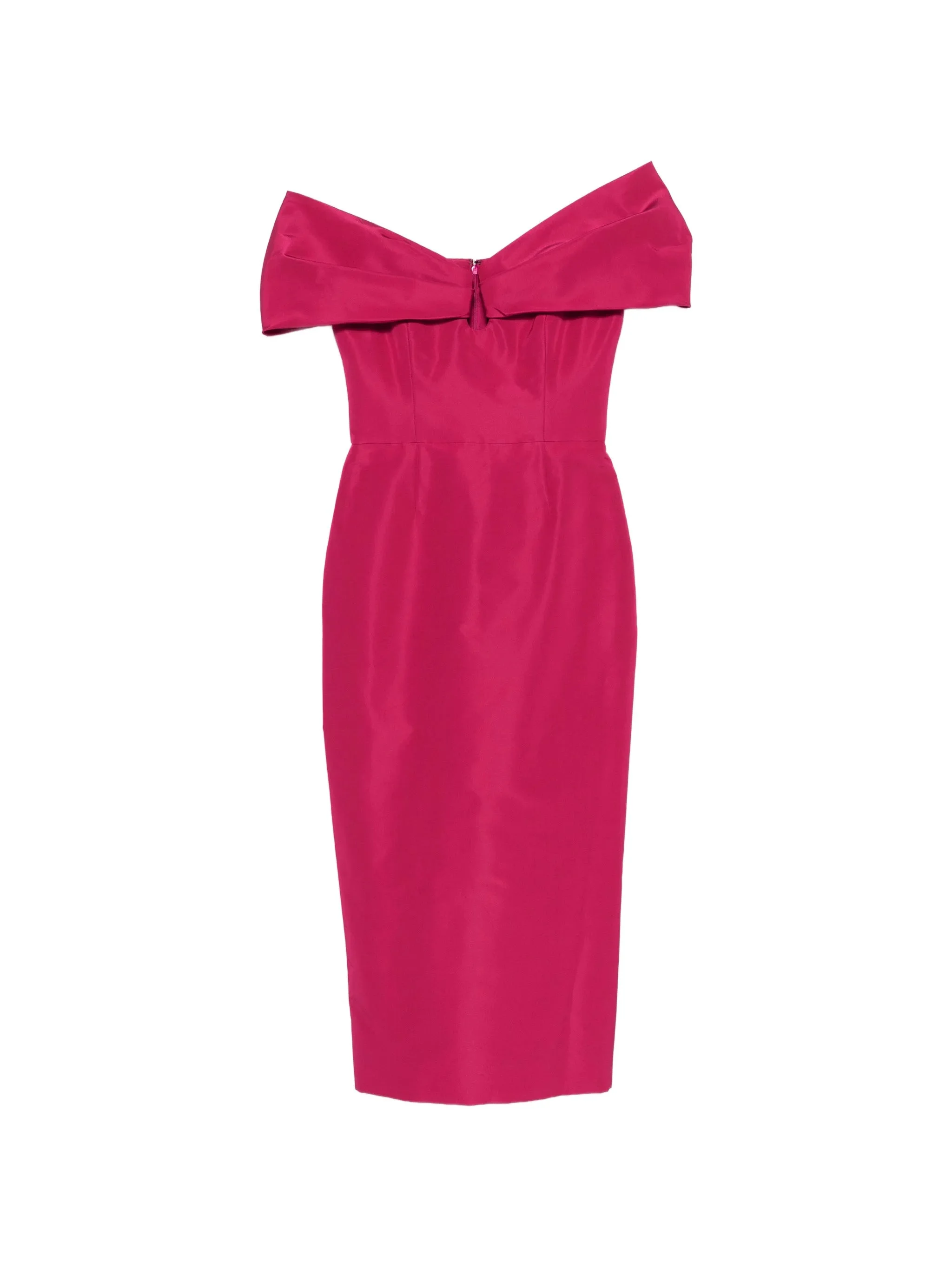 Carolina Herrera Off-shoulder Midi Dress - 1