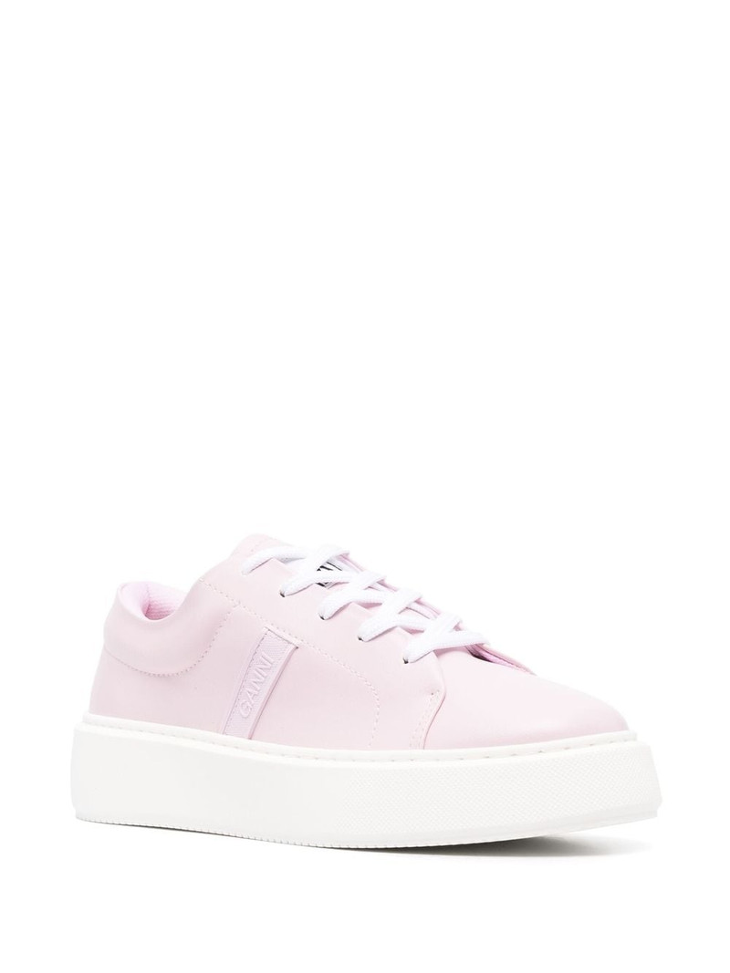 GANNI low-top flatform sneakers outlook