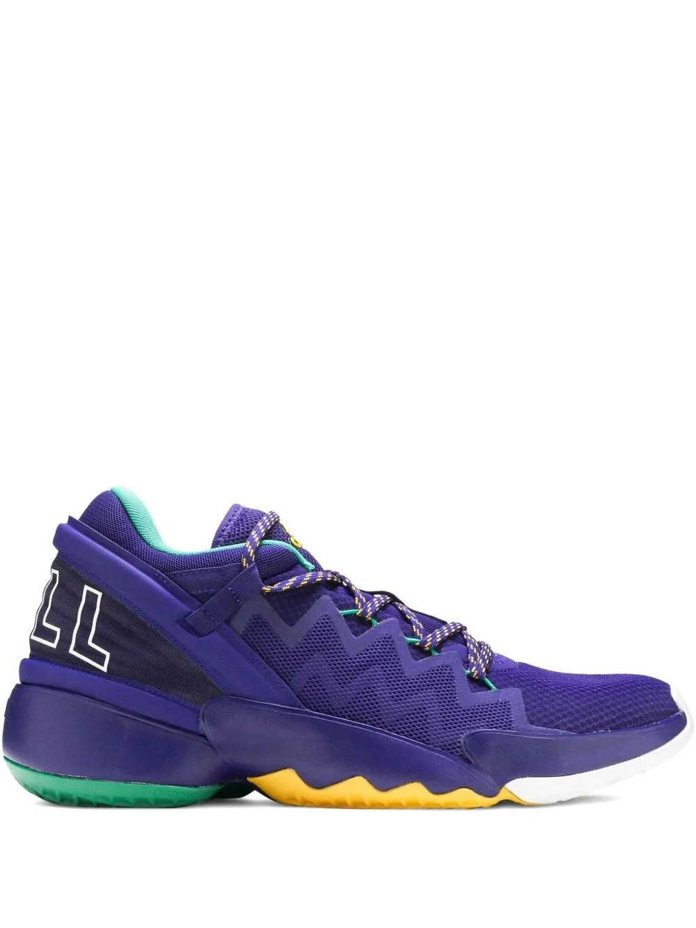 D.O.N. Issue 2 "Throwback Utah Jazz - Team Collegiate Purple/Team Collegiate Gold" sneakers - 1
