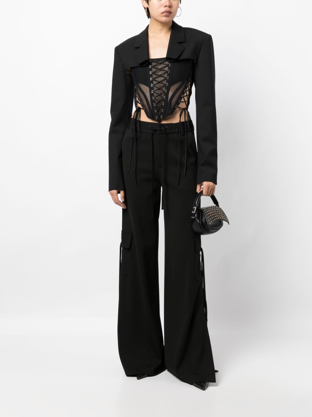 tailored cropped jacket - 2