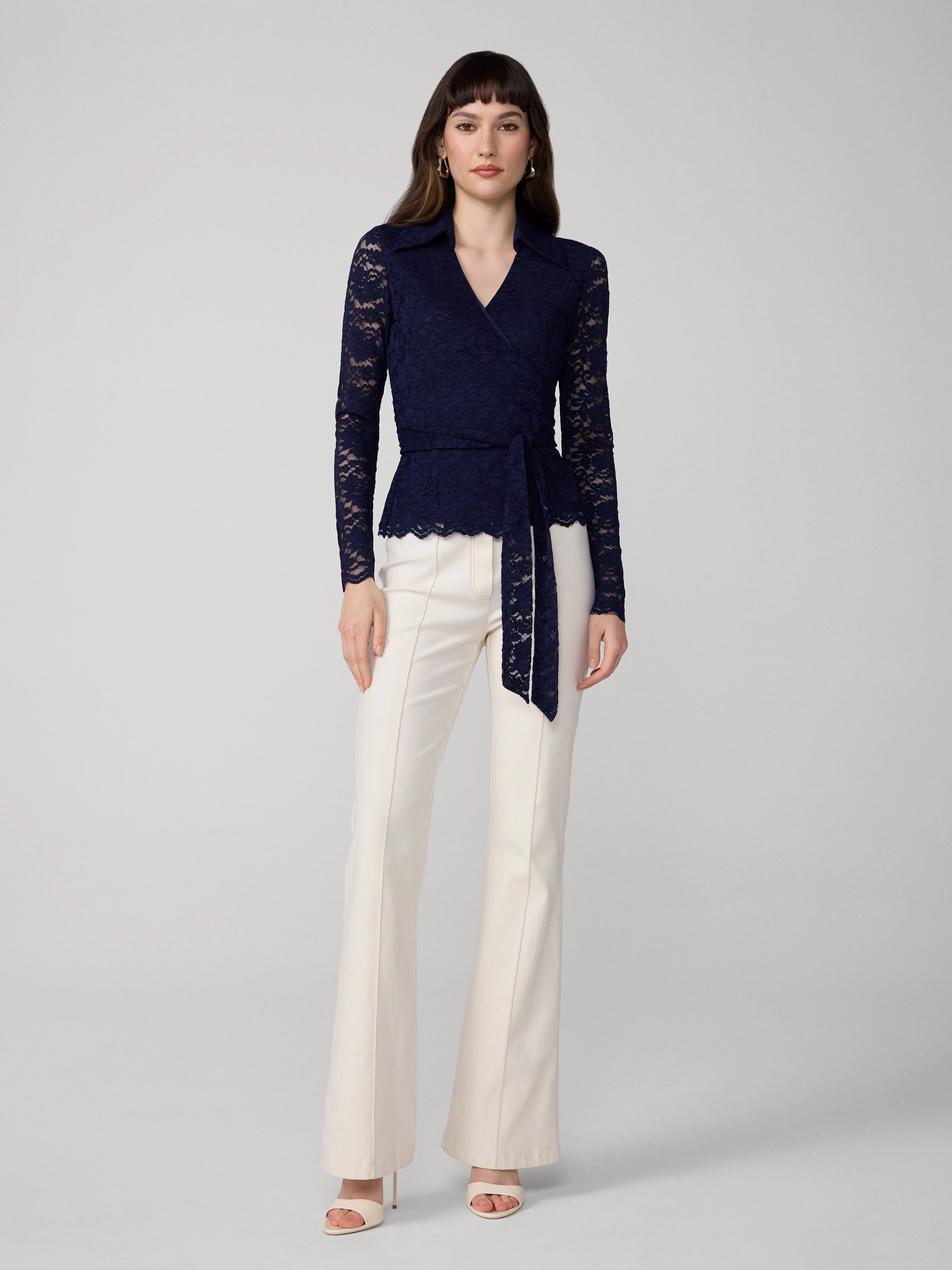 Perfect Wrap Lace Top - 1