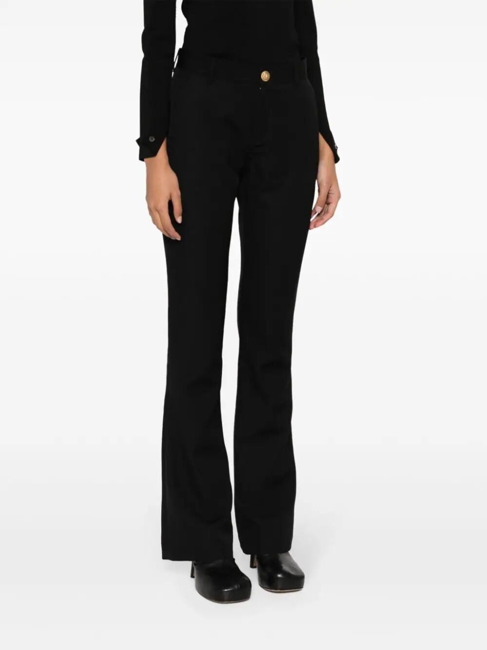 Balmain Women Low Waist Bootcut Pants - 6