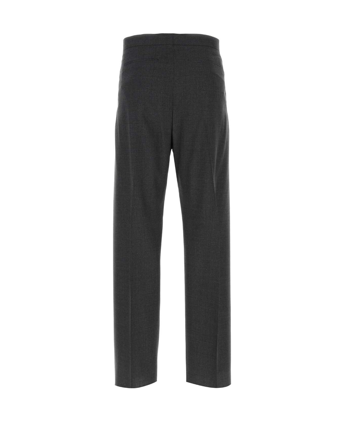 Dark Grey Wool Pant - 2