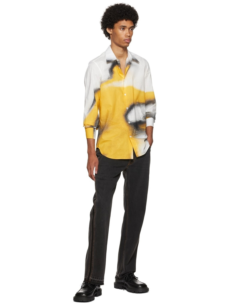 Alexander McQueen Gray Raw Denim Jeans outlook