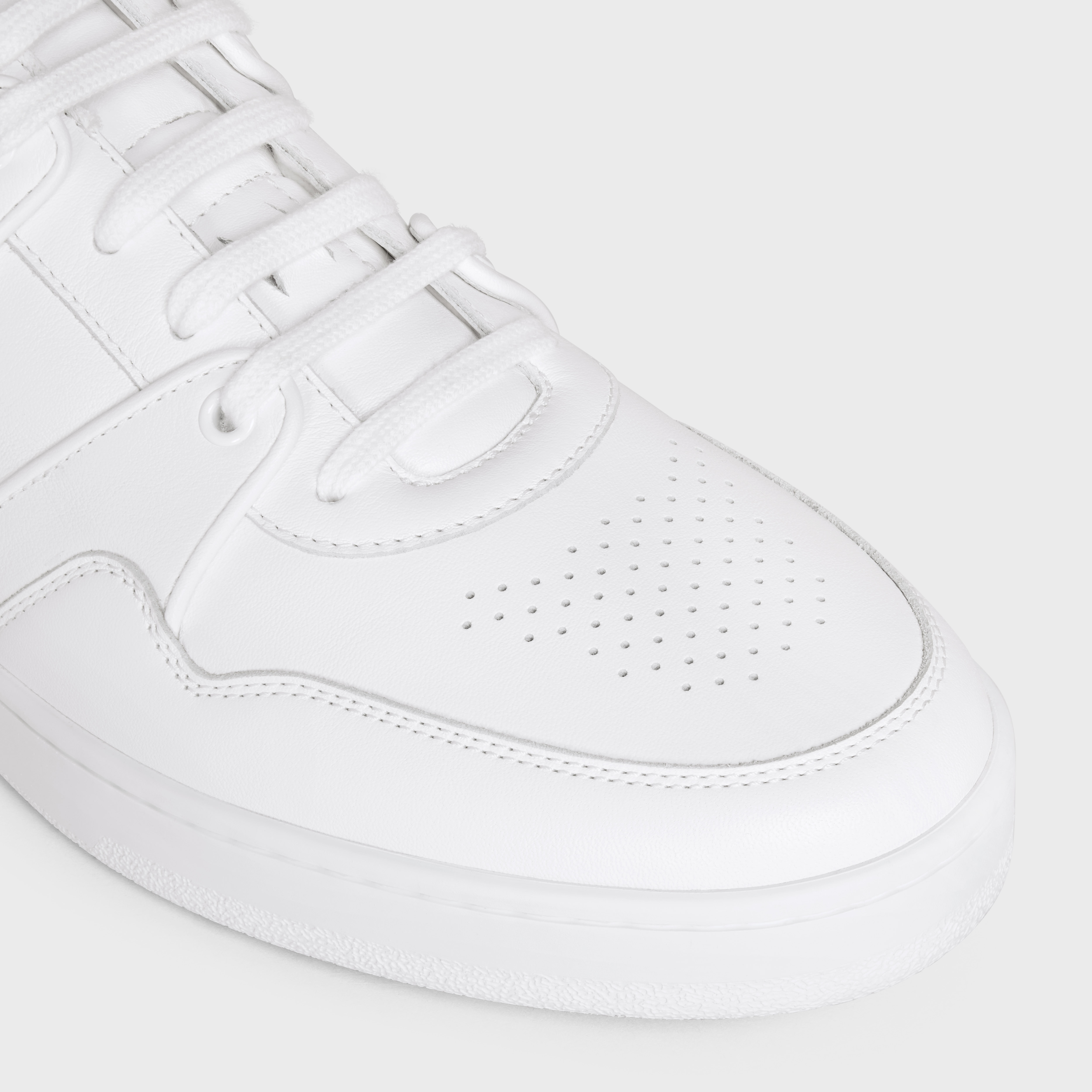 CT-04 CELINE TRAINER LOW LACE-UP SNEAKER in CALFSKIN - 4