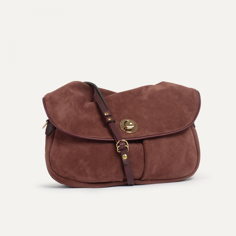 JANICE SOFT MUSETTE S BAG - RUBY BROWN 4
